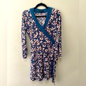 Festive party wrap dress